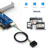 EDUP 600M WiFi PCI Express Adapter Dual Band 5GHz/2.4GHz Wireless Bluetooth 4.2 PCI-E Network Card Antennas EP-9619 20pcs/Lot