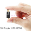 50pcs 1200Mbps Wireless WIFI Adapter USB3.0 Dual Band 802.11acbgn AC Antenna Gigabit WiFi Superspeed Card for Laptop Computer