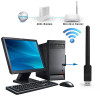 Creacube 2.4G Mini USB Wifi Adapter 150Mbps WiFi Dongle Wi-fi Receiver Wireless Network Card 802.11b/n/g Wifi Ethernet For PC