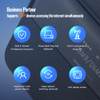 Kuwfi 4G LTE Router Portable Mini Router 3G 4G Modem 150mbps Wireless Wifi Router Outdoor Hotspot 6000mAh with Sim Card Slot LCD