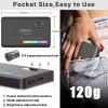 Ulanzi Vl120 Rgb Compact Video Light With Display Screen Diffuser Mini