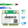 FENVI WiFi 6 Card 2974Mbps Dual Band 2.4G/5Ghz For Bluetooth 5.2 Wireless Half Mini PCI-E Network Wlan WiFi Card 802.11AX Win 10