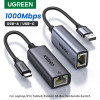 UGREEN USB Ethernet Adapter USB 3.0 Network Card to USB RJ45 Lan for PC Windows 10 Xiaomi Mi Box 3/S Nintend Switch Ethernet USB