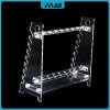 Plexiglass Rack Pipette Straw Holder Trapezoid Laboratory Pipettor Holder PMMA Stand 16 Wells Hole Diameter 14mm 15mm