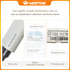 WESTTUNE Plastic Micro Pipette Gun Lab Single Channel Pipettor Adjustable Volume Dropper Micropipette Half Autoclavable with Tip