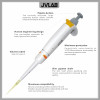 Fixed Volume Micropipettes Single Channel Manual Pipettor Pette 5-100ul 121(C) Fully Autoclavable