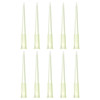1000Pcs 200ul Laboratory Pipette Tips PP Plastic Autoclavable Universal Liquid Transfer Pipette Pipettor Tips with Measurements