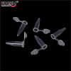 100 PCS Clear Micro Plastic Test Tube Centrifuge Vial Snap Cap Container for Laboratory Sample Specimen School Stationery 0.5 ML
