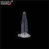 100 PCS Clear Micro Plastic Test Tube Centrifuge Vial Snap Cap Container for Laboratory Sample Specimen School Stationery 0.5 ML