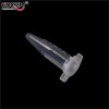 100 PCS Clear Micro Plastic Test Tube Centrifuge Vial Snap Cap Container for Laboratory Sample Specimen School Stationery 0.5 ML