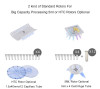 IKEME Mini Hematocrit Centrifuge Desktop 12000rpm Microcentrifuge Hematocrito PCR Tube Digital High Speed Centrifuge Machine