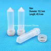 500pcs/lot Lab 2ml Plastic Freezing Tubes Conical Bottom Sample Cryogenic Vials frozen pipe With Gasket