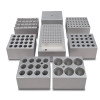 Mini Dry Bath Block Heating Block For Mini Dry Bath Accessories Capacity 0.2ml/0.5ml/1.5ml/2ml/15ml/50ml