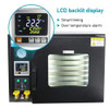 ZOIBKD 0.9 Cu Ft 25L 5-Side Heating Vacuum Drying Oven with 7 Shelves Stainless Steel Vacuum Chamber
