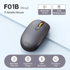 Baseus Mouse Bluetooth Wireless Computer Keyboard and Mouse Combo with 2.4GHz USB Nano Receiver for PC MacBook Tablet Laptop