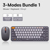 Baseus Mouse Bluetooth Wireless Computer Keyboard and Mouse Combo with 2.4GHz USB Nano Receiver for PC MacBook Tablet Laptop