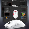 Attack Shark X3 Bluetooth Mouse , 49g Lightweight , PixArt PAW3395, Tri-Mode Connection, 26000dpi, 650IPS, Macro Gaming Mouse