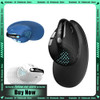 Ergonomic Vertical Wireless Bluetooth Mouse with Oled Screen Rechargeable Cover for Computer Office Removable Back Cover Mouse