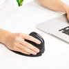 Ergonomic Vertical Wireless Bluetooth Mouse with Oled Screen Rechargeable Cover for Computer Office Removable Back Cover Mouse