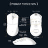 Motospeed Darmoshark M3 4KHz Wireless Bluetooth Wireless E-Sports Gaming Mouse 26KDPI PAM3395 Optical Sensor For Computer Laptop