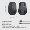 Logitech MX Anywhere 3S Wireless Mouse 8000DPI MagSpeed SmartShift Bluetooth Office Mice