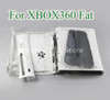 1set For XBOX 360 Fat Housing Case House Shell Have Logo Black White Color Full Housing Case For XBOX 360 Fat Console