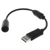 USB Breakaway Adapter Cable for Xbox 360 Wired Controllers for Xbox 360 Rock Band and for Guitar Hero Charging Cord F19E