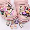 Hot Sale 1pcs Shoe Charms Fashion Blonde Rock Singer Planet Dancer PVC Garden Shoes Buckles Decoration Fit Kids X-max Gift