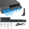 Base Support For Sony Playstation Play Station PS 4 PS4 Pro Slim Stand Control Cooler Cooling Fan Game Console Accessory Holder