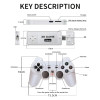 BOYHOM Y6 2.4G Wireless Game TV Stick Retro PS1 Family 4K HD Portable Video Game Console Support Multiplayer 10000 Games