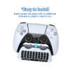 Wireless Keyboard Controller For Playstation 5 Gamepad Mount Mini Keypad Keyboard Handle Bluetooth-compatible 3.0 Built in Speak
