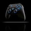 QRD Spark N5 Wireless Controller for PS4 PS3 PS2 IOS Android PC Hall Effect 9-color LED lights Vibration effect PS4 Gamepad
