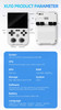 Ampown XU10 Handheld Game Console 3.5" IPS Screen 3000mAh Battery Linux System Built-in Retro Games Portable Video Game Console