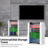 For Ps5 Playstation 12 Game Discs Blu-Ray Video Game Disk Case Universal Holder Storage Box Stand Game Disk Tower Vertical Stand