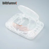 Bitfunx Replacement Shell Transparent Game Console Case Housing Cover for PlayStation PS One PSOne All Version
