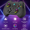 Z01 Wireless Game Controller Bluetooth 6-Axis Motion Sensor Support Turbo Programmable Hall Joystick for Switch Steam PS3 PS4 PC