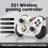 Z01 Wireless Game Controller Bluetooth 6-Axis Motion Sensor Support Turbo Programmable Hall Joystick for Switch Steam PS3 PS4 PC