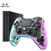 Wireless Gamimg Controller RGB Gamepad Dualshock For Control PS4 Elite Switch OLED Android BT joystick Transparent