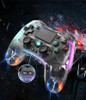 Wireless Gamimg Controller RGB Gamepad Dualshock For Control PS4 Elite Switch OLED Android BT joystick Transparent