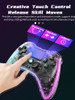 Wireless Gamimg Controller RGB Gamepad Dualshock For Control PS4 Elite Switch OLED Android BT joystick Transparent