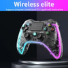 Wireless Gamimg Controller RGB Gamepad Dualshock For Control PS4 Elite Switch OLED Android BT joystick Transparent