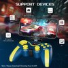 ISHAKO Wireless Android iOS Mobile Game Controller Double Vibration Game Pad for PC Android iOS Smartphone PUBG Game Joystick