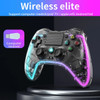 VILCORN Wireless Elite Game Controller for PS4 Slim/Pro Colorful Transparent Gamepad for Nintendo Switch Lite/OLED Joystick