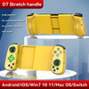 D7 Telescopic Mobile Phone Gamepad Bluetooth 5.0 Type-C Wireless Game Controller Joystick for Android/iPhone /Switch /PS4/PC