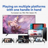 D9 Telescopic Game Controller Dual Vibration Bluetooth-Compatible 5.2 Cell Phone Gamepad Joystick 6-axis Gyro for Switch/PS3/PS4