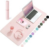 Desk Mat Waterproof PVC Mouse Pad Leather Desk Protective Cover Pink Large Computer Girls Laptop Non-slip Gaming Keyboard Mats