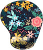 Flowers Ergonomic Mouse Pad With Wrist Support, Cute Mouse Pads Non-Slip Rubber Base For Home Office Working Studying Pc Game