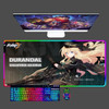 Honkai Impact 3 Gaming Large RGB Mousepad Computer Gamer LED Mouse pad Rubber with Locking Edge Gaming Accessories Mouse Mat XXL
