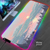 RGB Landscape Kawaii Mousepad Teclado Mecânico Gamer Mouse Mat XXXL Waterproof Desk Mat Gaming Accessories Carpet Keyboard Pads