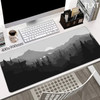 Minimalis Computer Mouse Pad Gaming Mousepad Deep Forest Firewatch Large Desk Mat Gamer Mauseapd PC Desk Mat Keyboard Mats